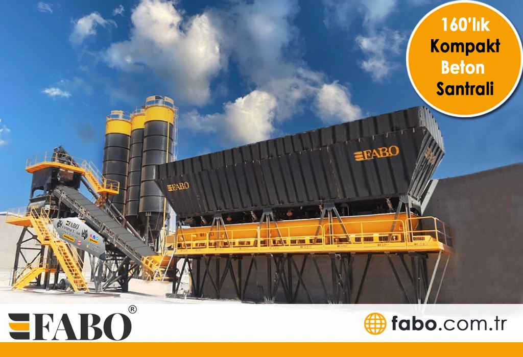 160’lık Kompakt Beton Santrali