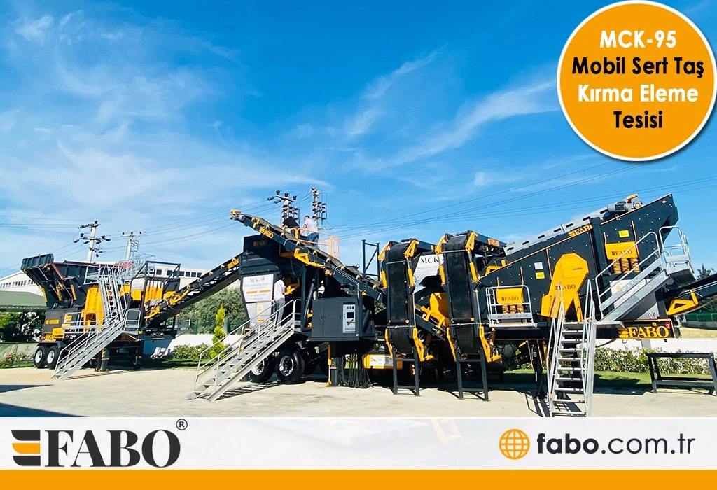 MCK-95 Mobil Sert Taş Kırma Eleme Tesisi