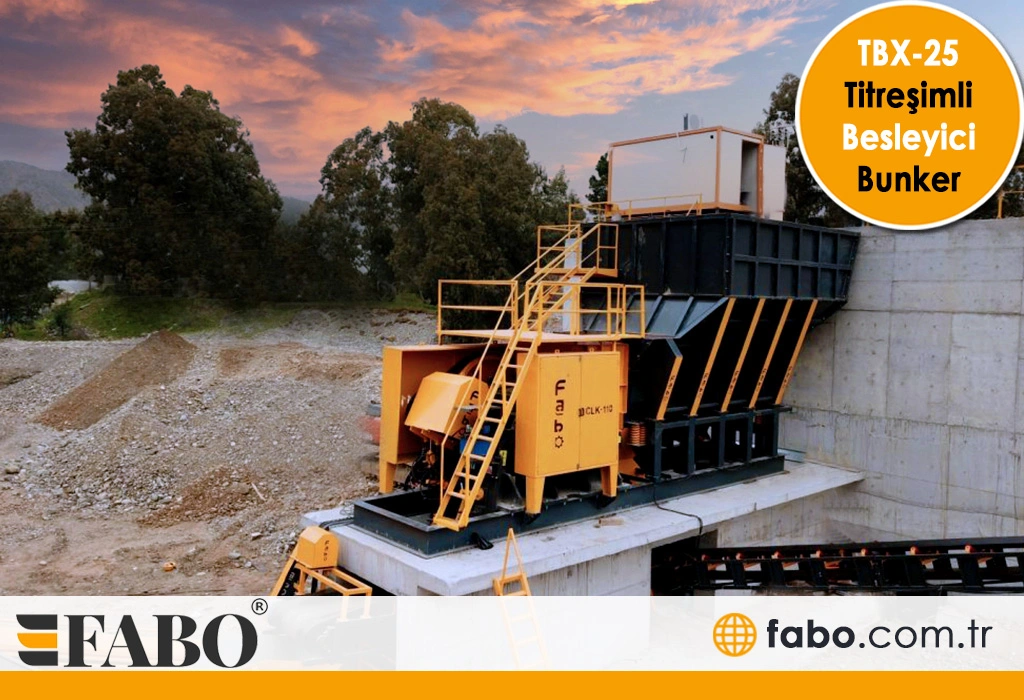 TBX-25 Titreşimli Besleyici Bunker