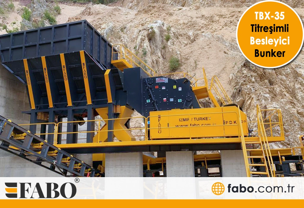 TBX-35 Titreşimli Besleyici Bunker
