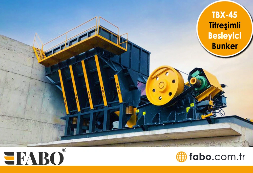 TBX-45 Titreşimli Besleyici Bunker